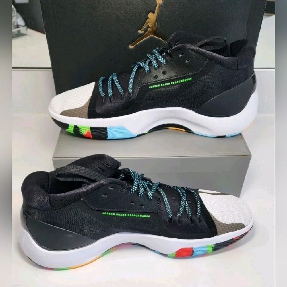 Nike Jordan Zoom Separate Black Green Strike DH0248-030 Men's Size 12/ WMNS 13.5